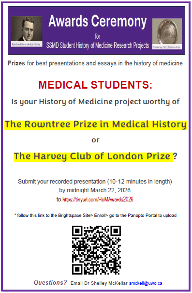 2026 History of Medicine Rounds Prize Advertisement